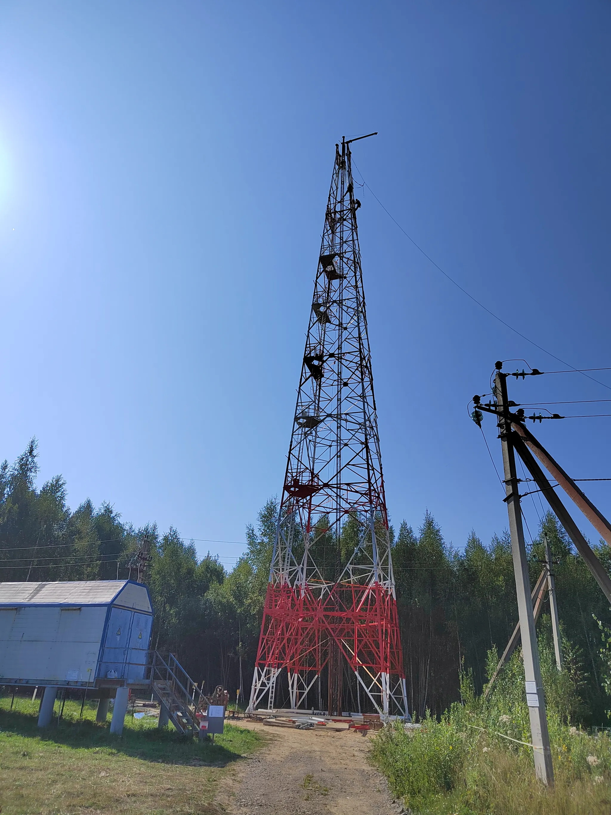 Башня высотой 74 метра в Болотнице