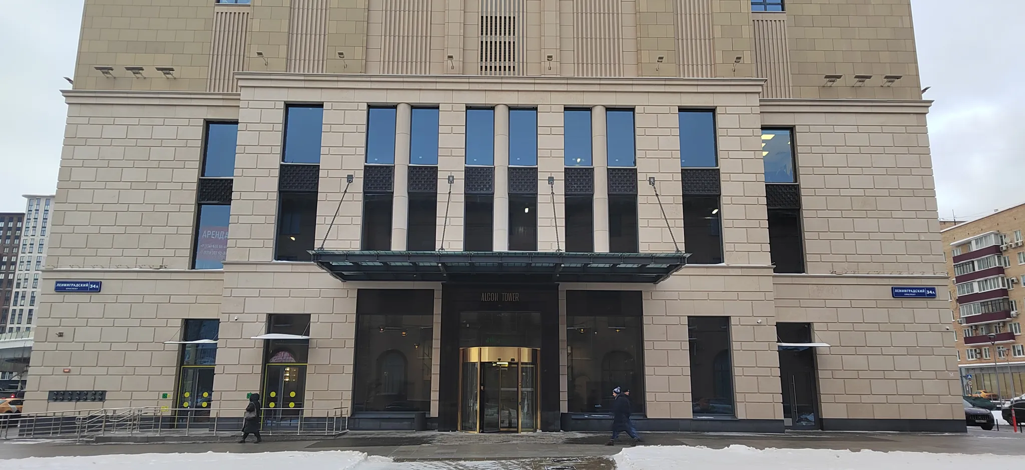 Навесы Алкон Тауэр завершенная работа