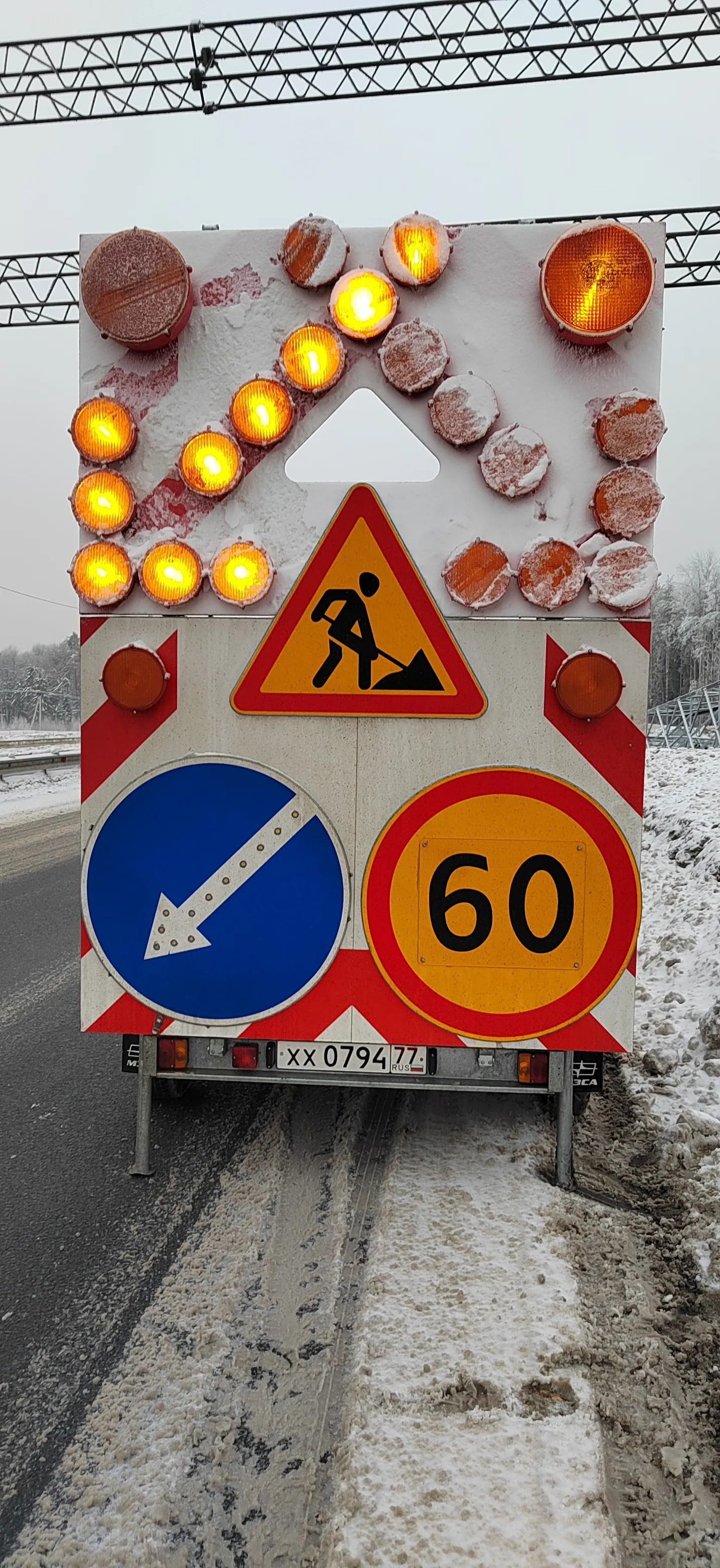 Монтаж башен высотой 48 метров на трассе М-12