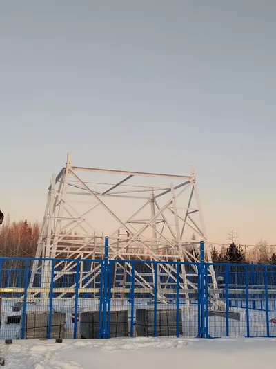 Монтаж башни 60 метров. ХМАО